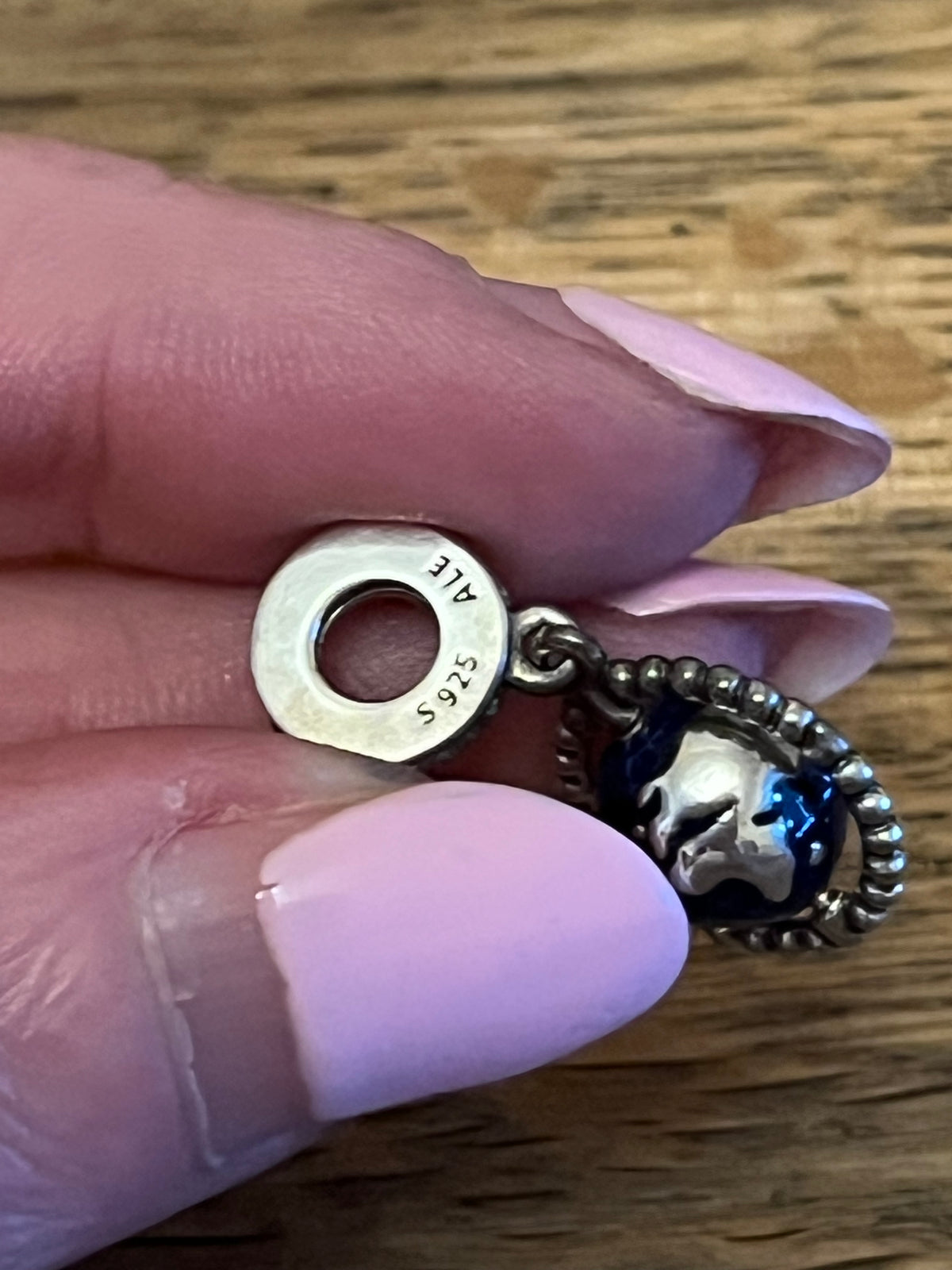 Pandora globe charm