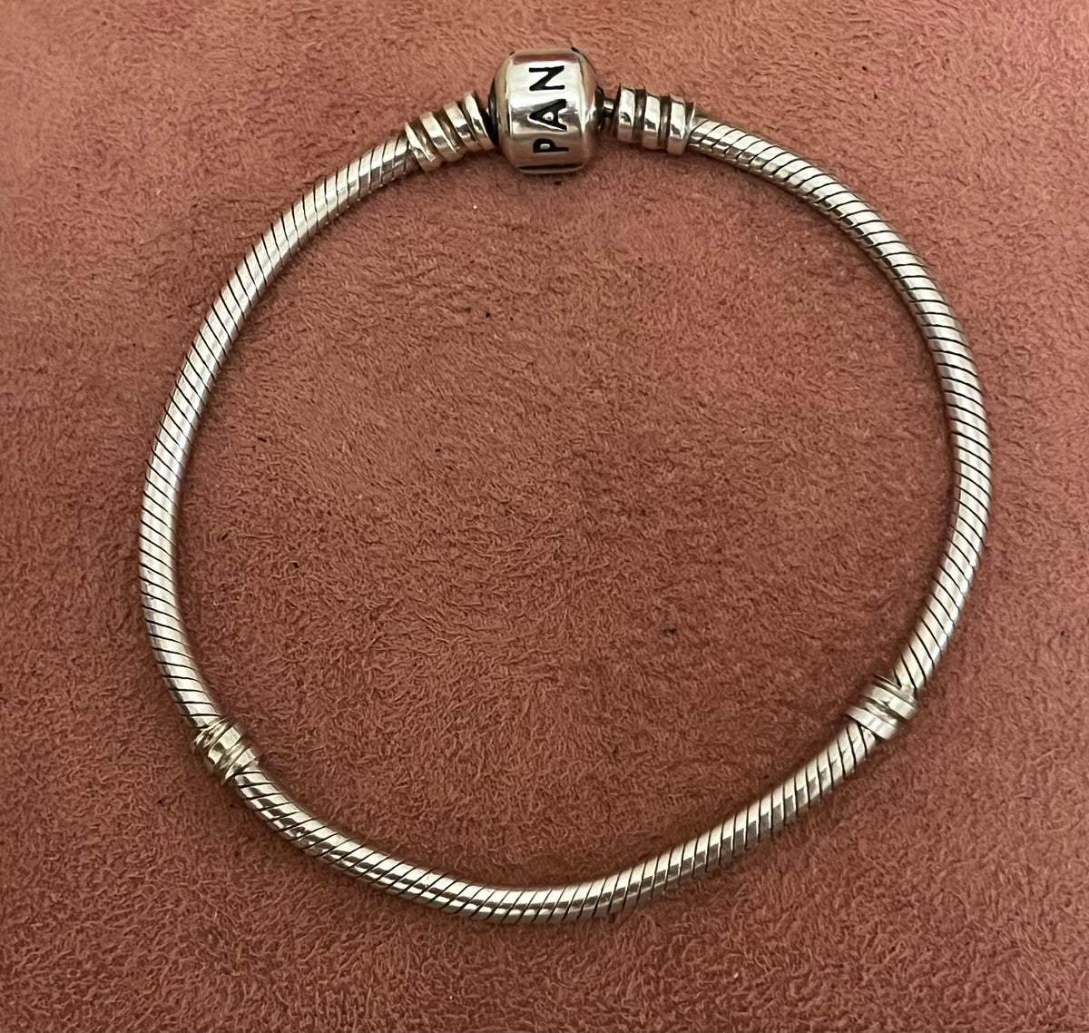 Pandora barrel clasp bracelet size 19cm