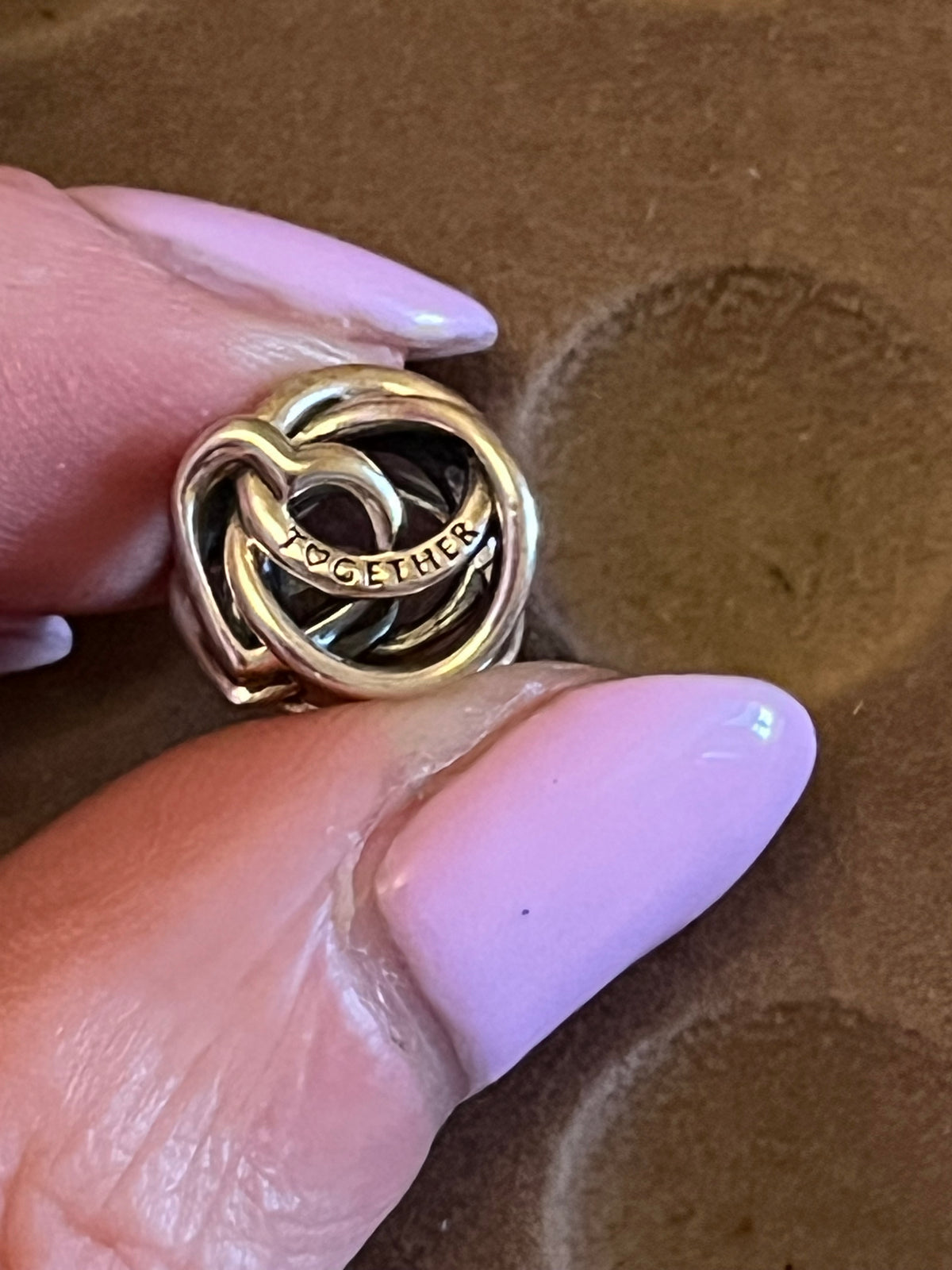 Pandora together forever charm