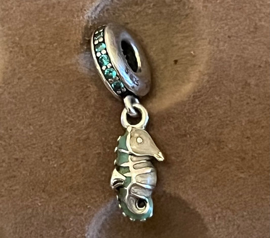 Pandora seahorse charm