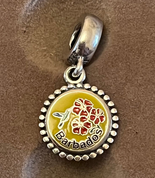 Pandora rare Barbados charm