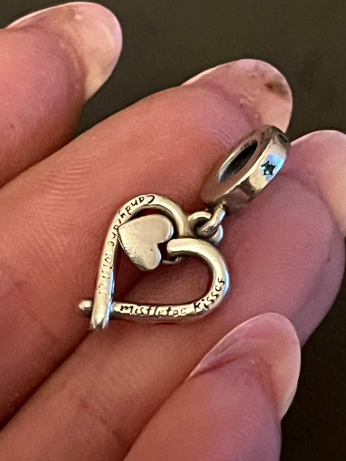 Pandora candy cane charm