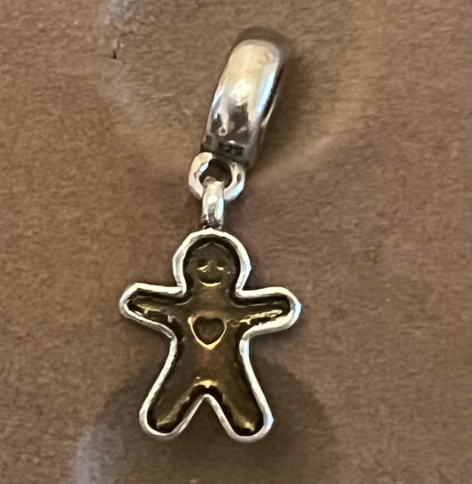 Pandora gingerbread man charm