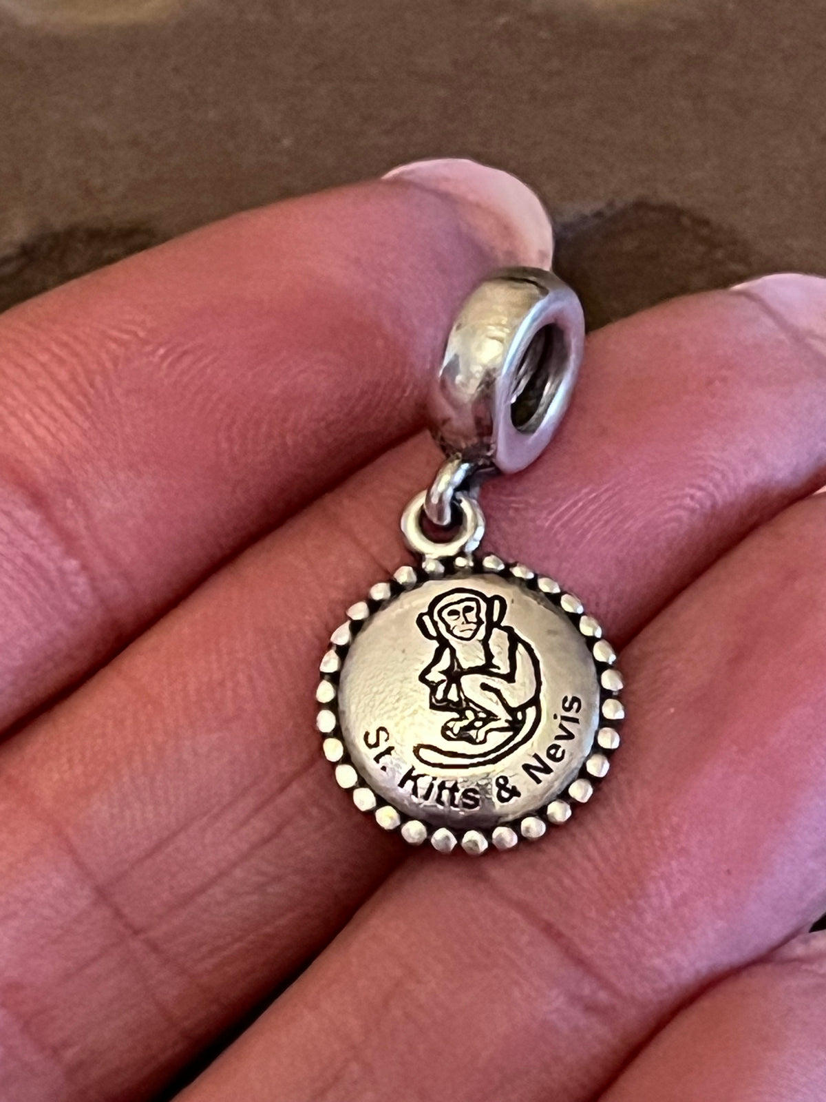 Pandora rare St Kitts and Nevis charm