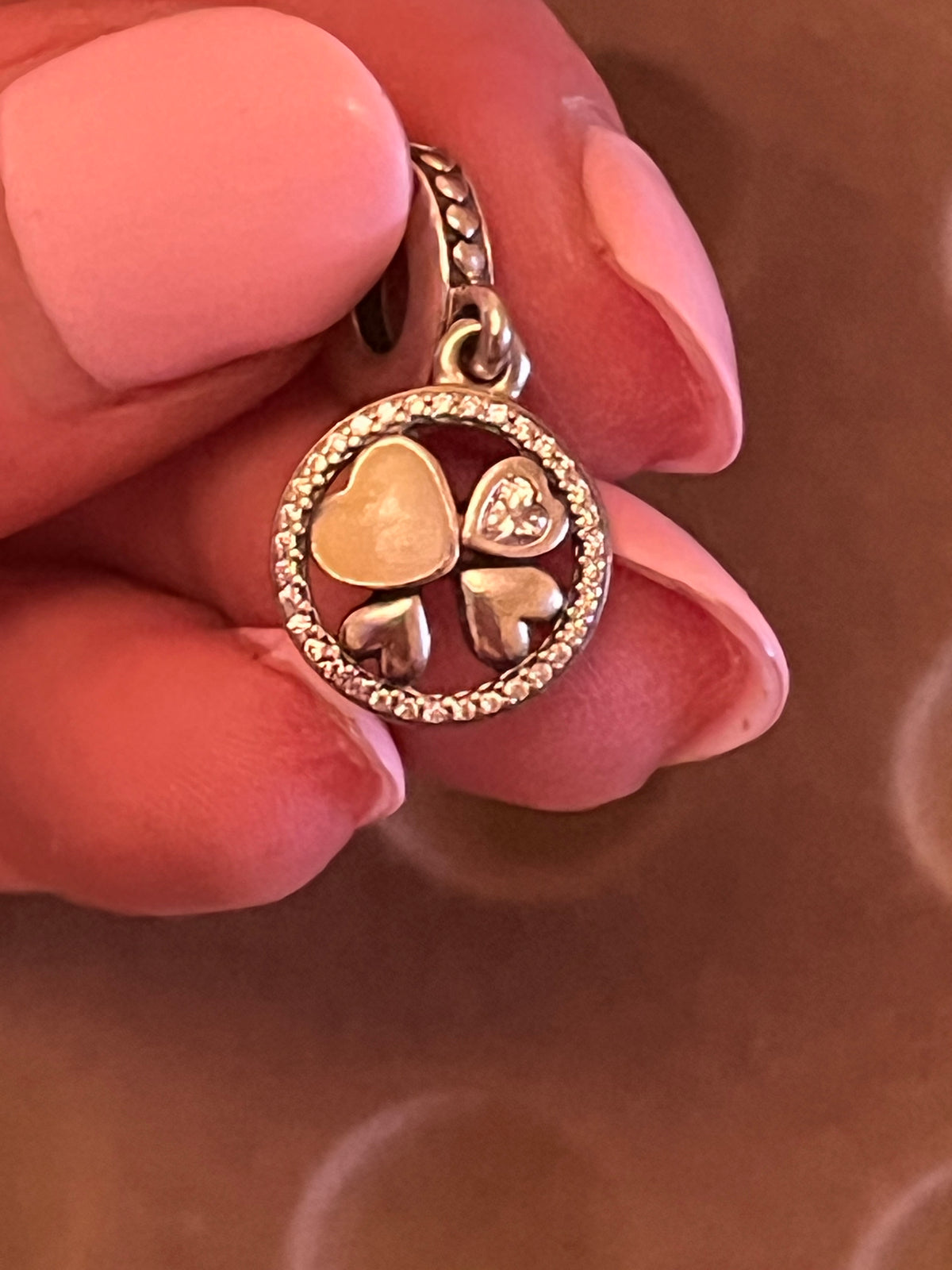 Pandora circle of hearts charm
