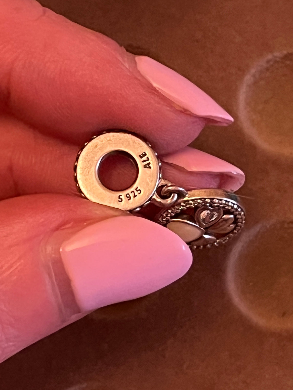 Pandora circle of hearts charm