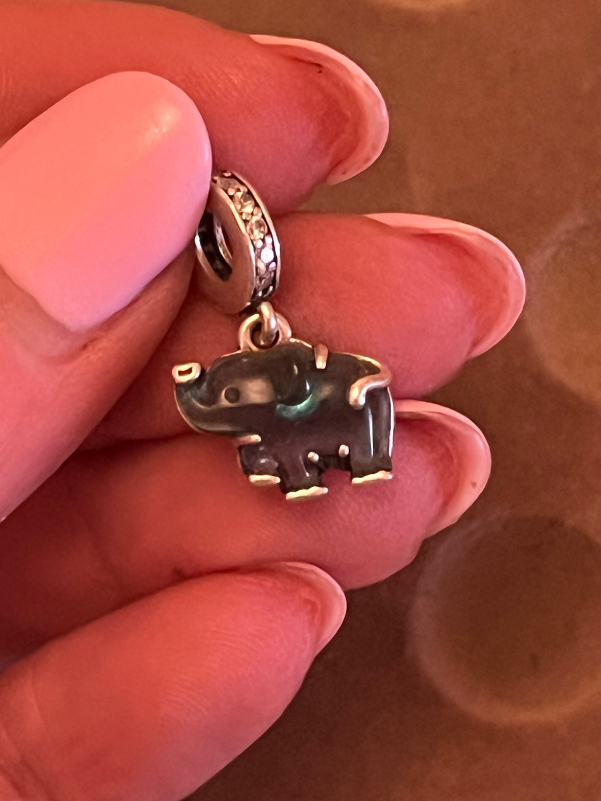 Pandora murano elephant charm