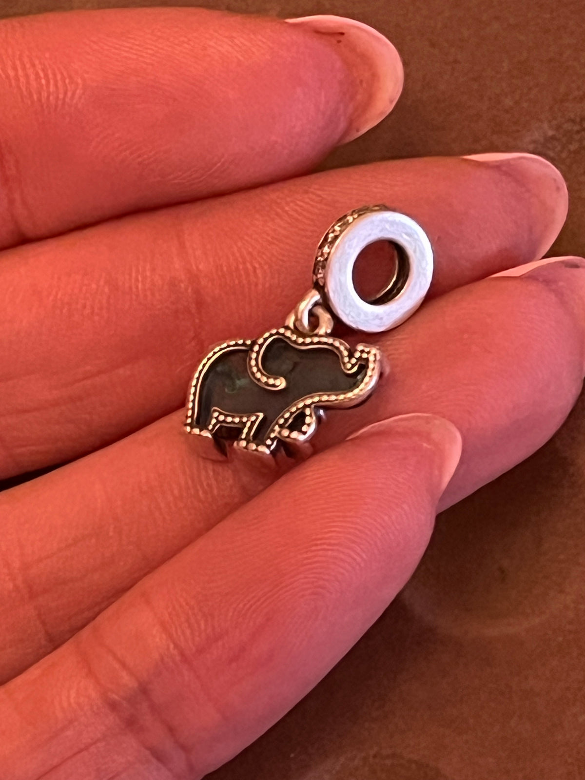 Pandora murano elephant charm