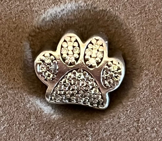 Pandora paved paw print charm