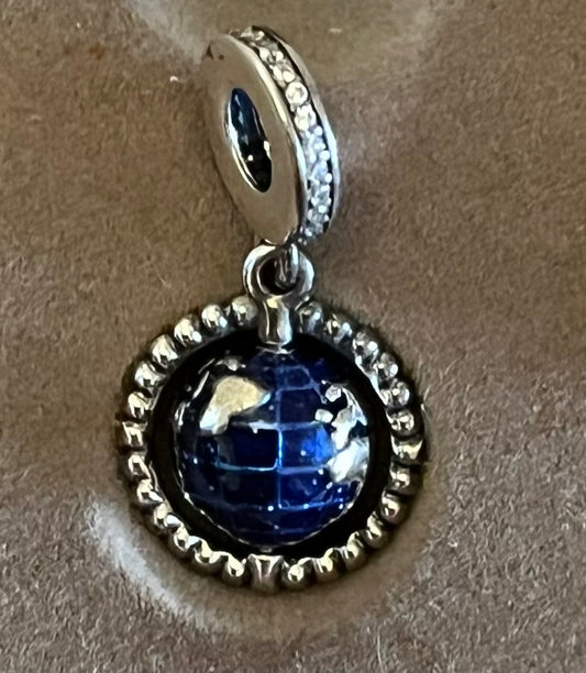 Pandora globe charm