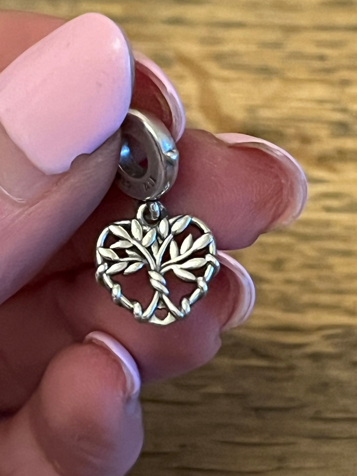 Pandora family tree charm