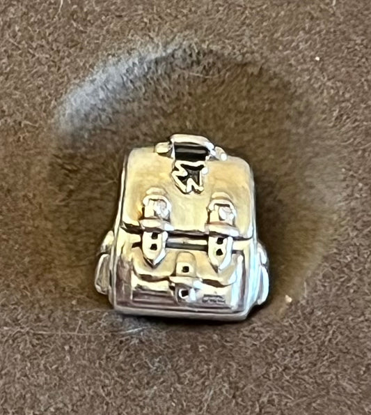 Pandora vintage backpack charm