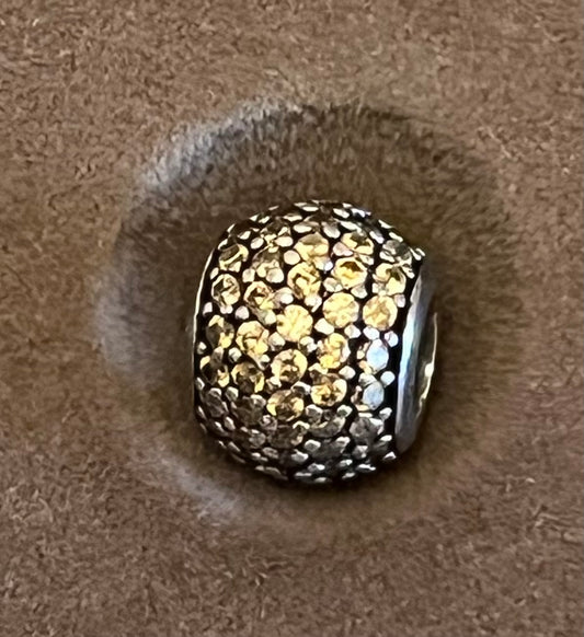 Pandora gold paved charm