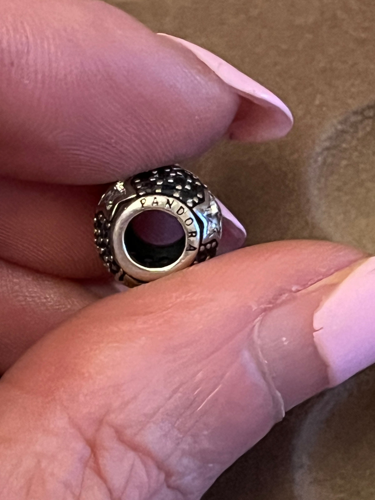 Pandora paved stars charm