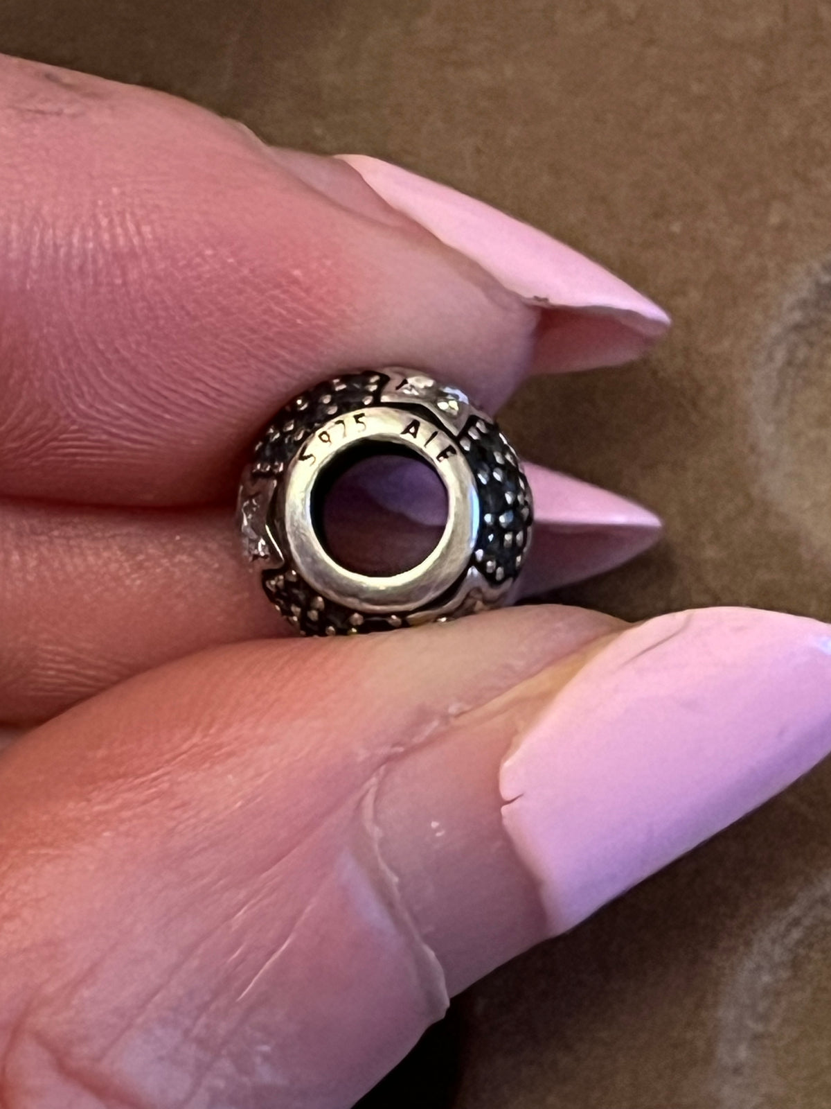 Pandora paved stars charm