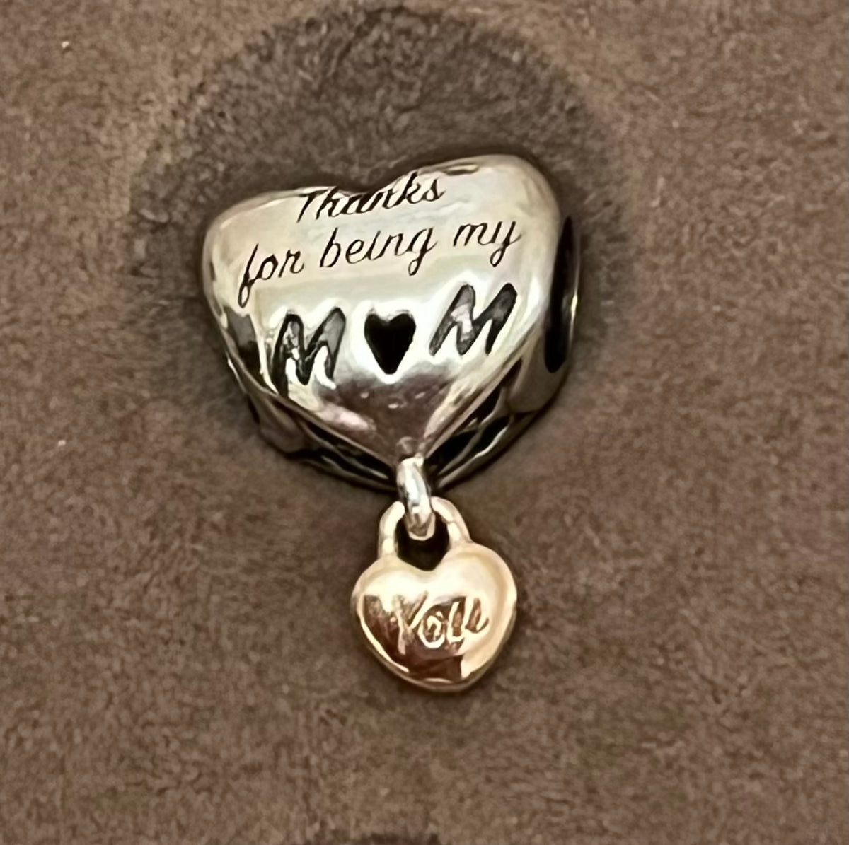 Pandora thanks for being my mum charm
