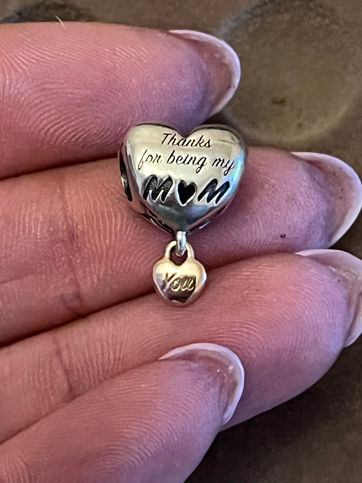 Pandora thanks for being my mum charm