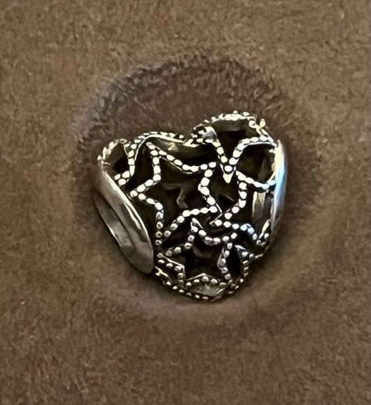 Pandora stars heart charm