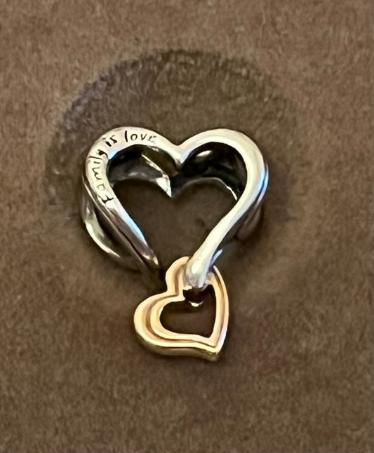 Pandora family is love charm