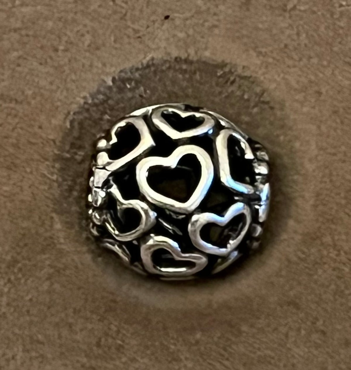 Pandora openwork hearts charm