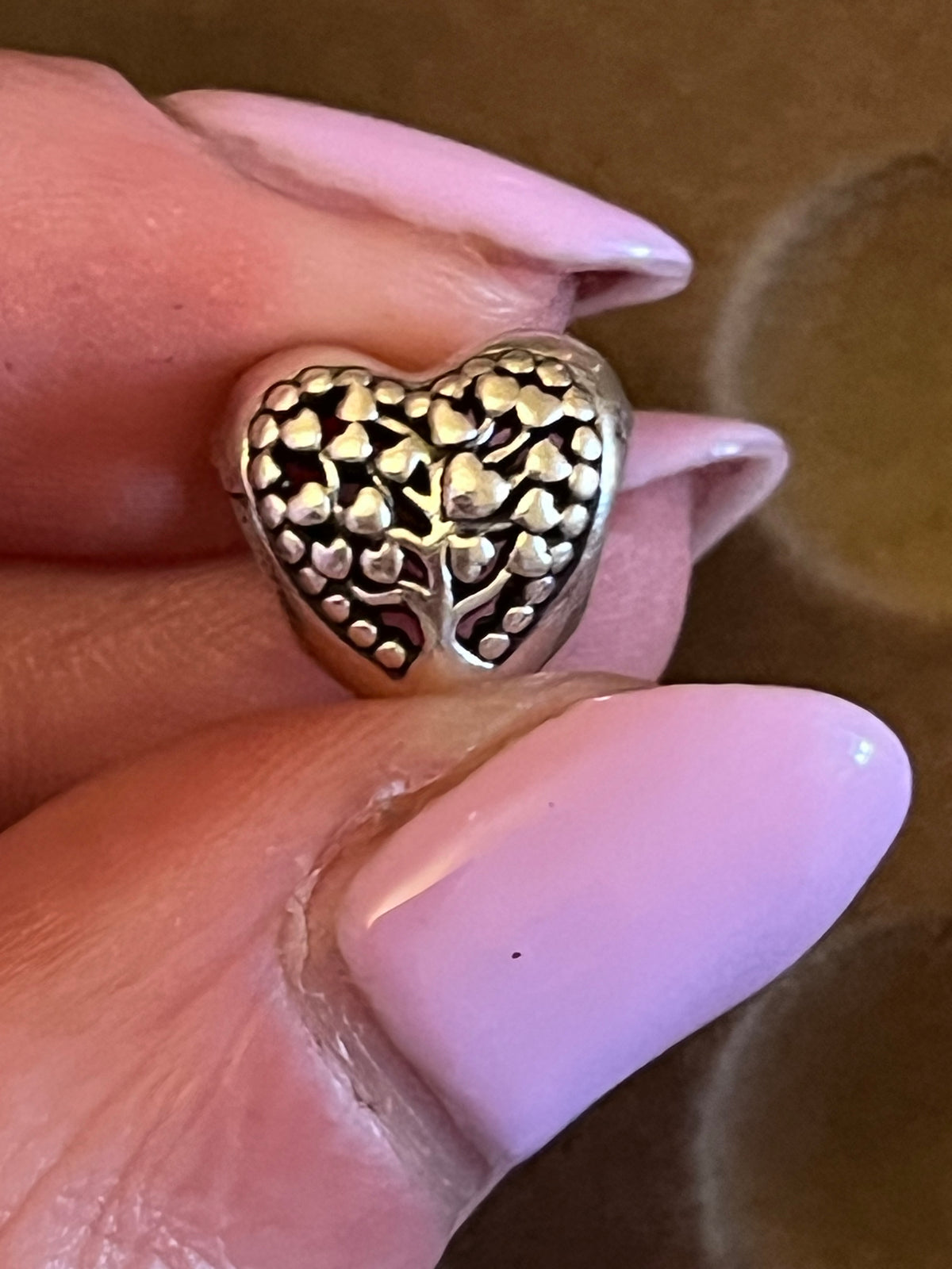 Pandora family tree charm