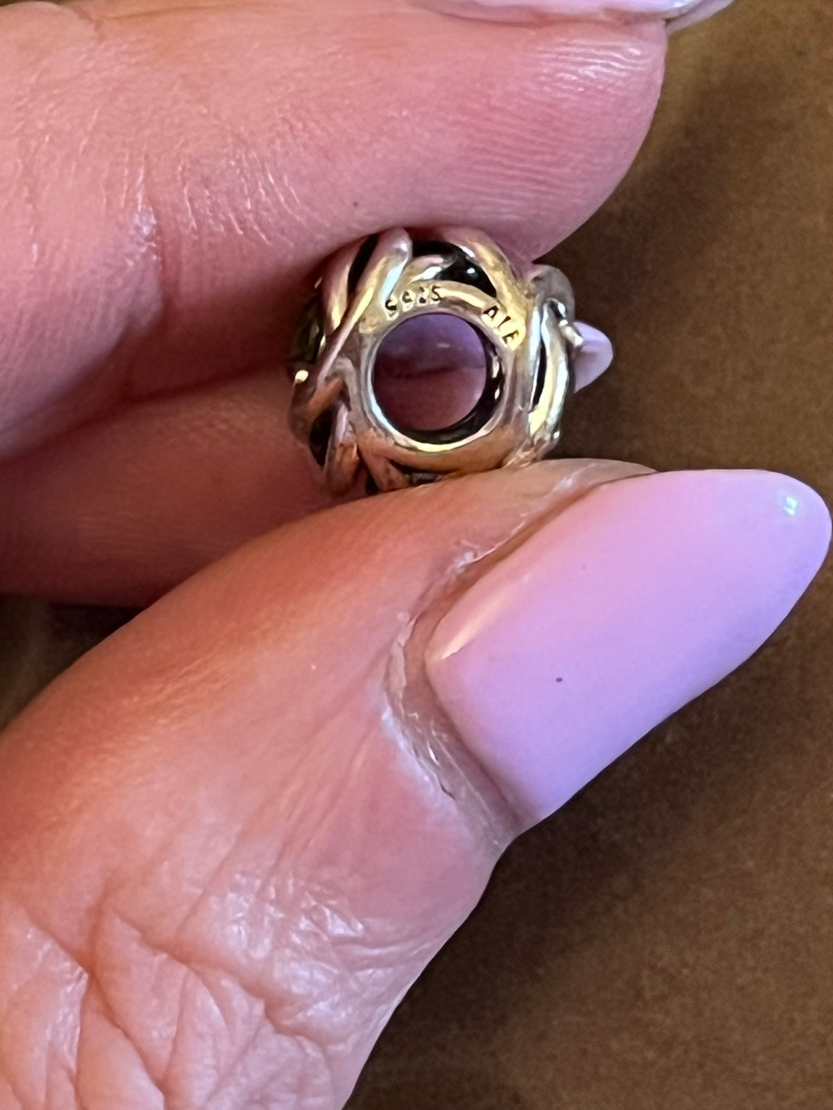 Pandora August birthstone charm