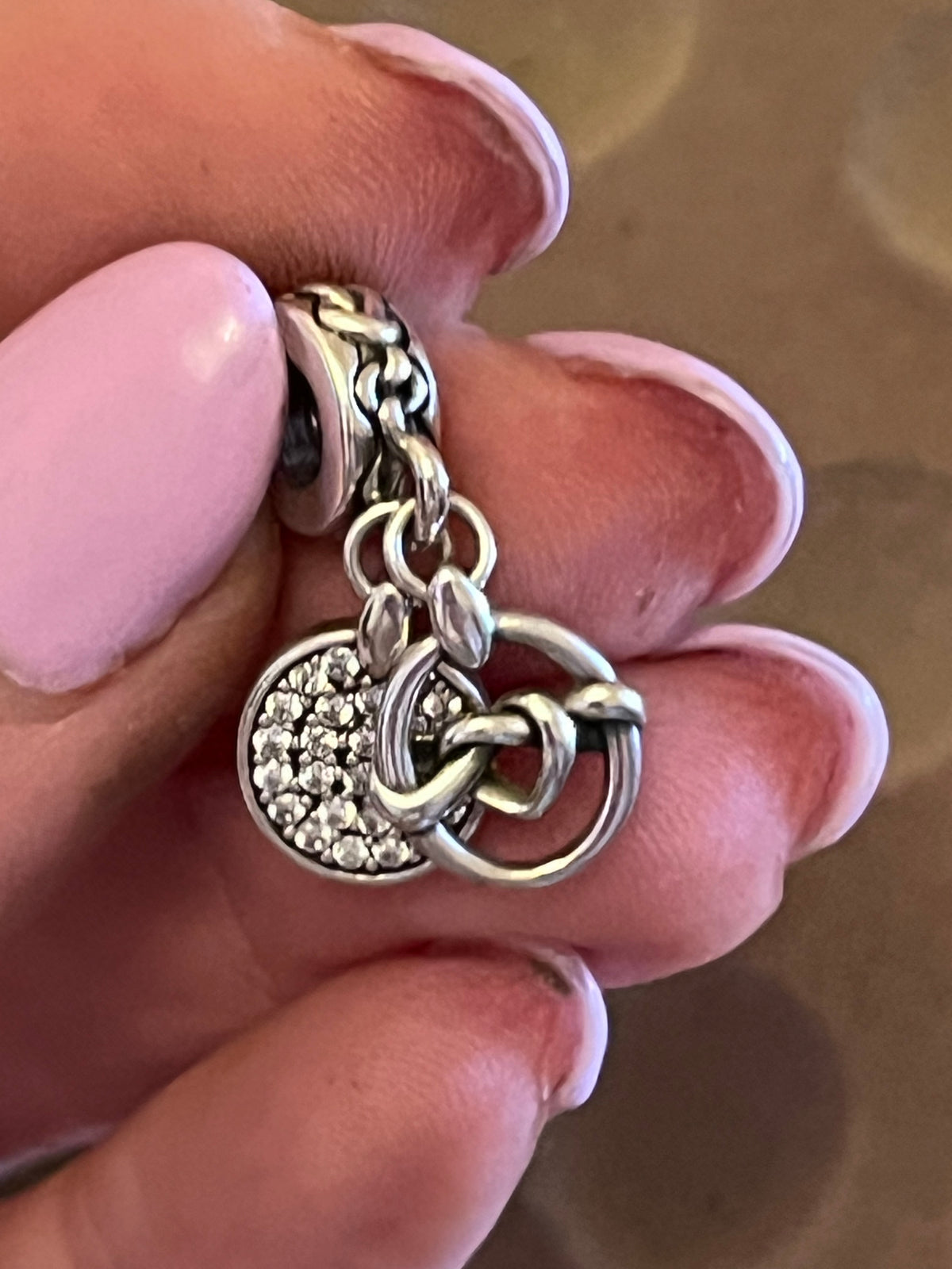 Pandora infinity love dangle charm