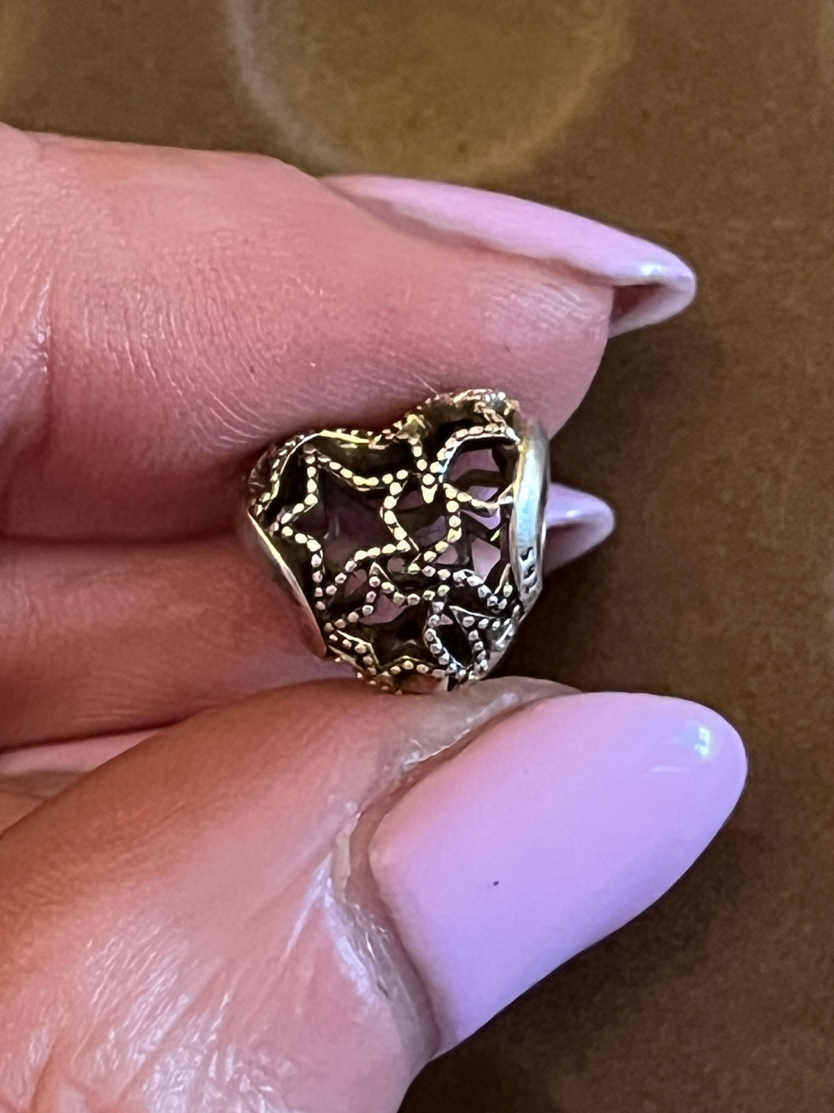 Pandora stars heart charm