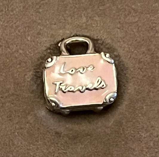 Pandora travel suitcase charm