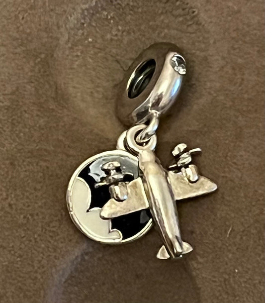 Pandora aeroplane charm