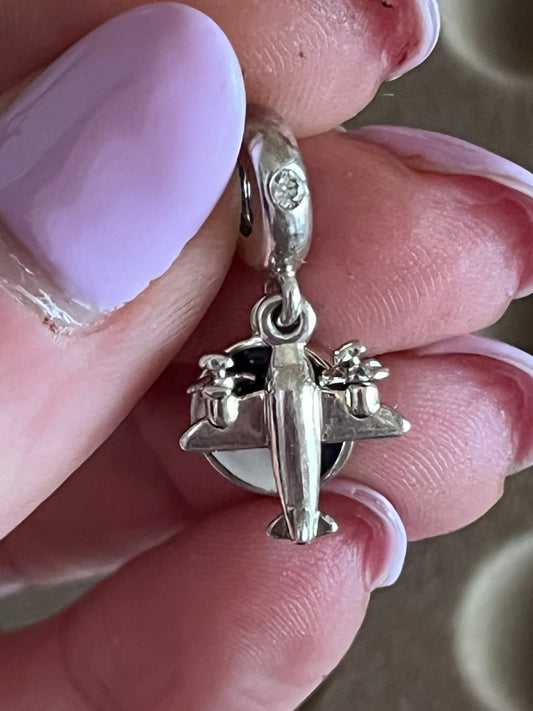 Pandora aeroplane charm