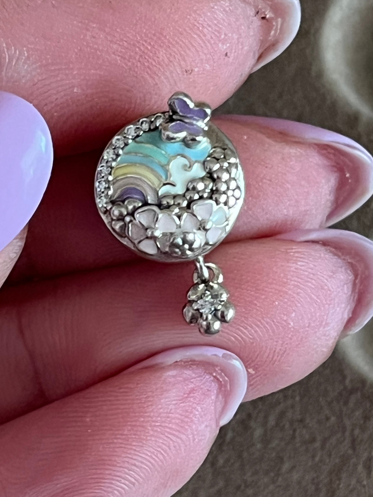 Pandora rainbow meadow charm