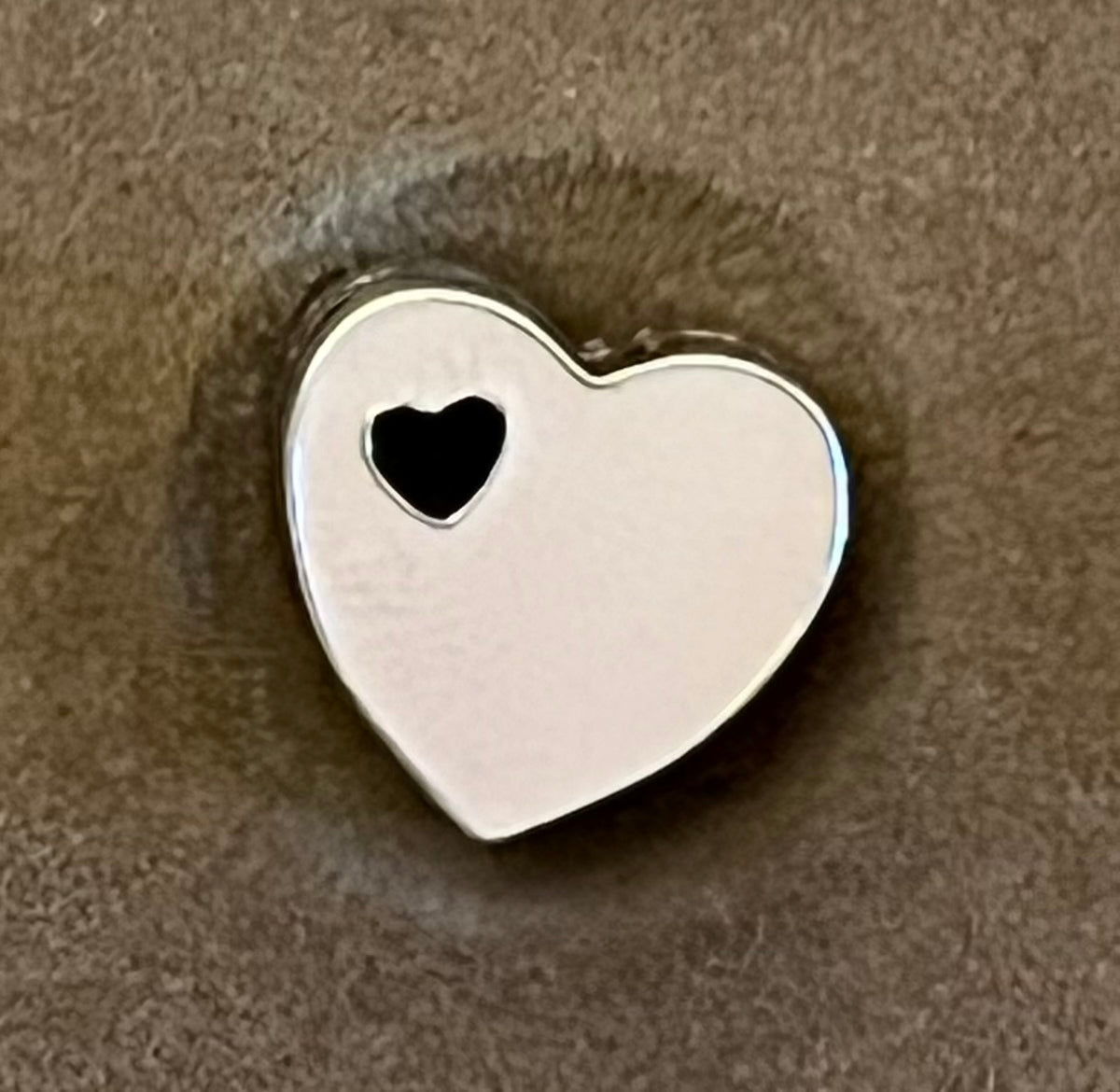Pandora baby pink heart charm