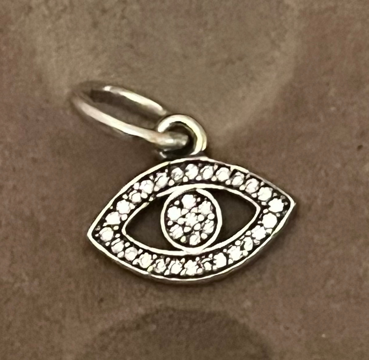 Pandora dangle eye charm