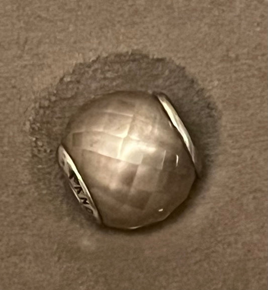Pandora pink facet charm