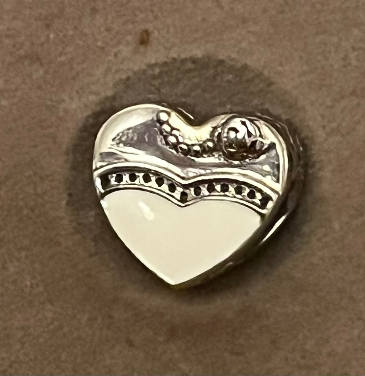 Pandora bride and groom reversible charm