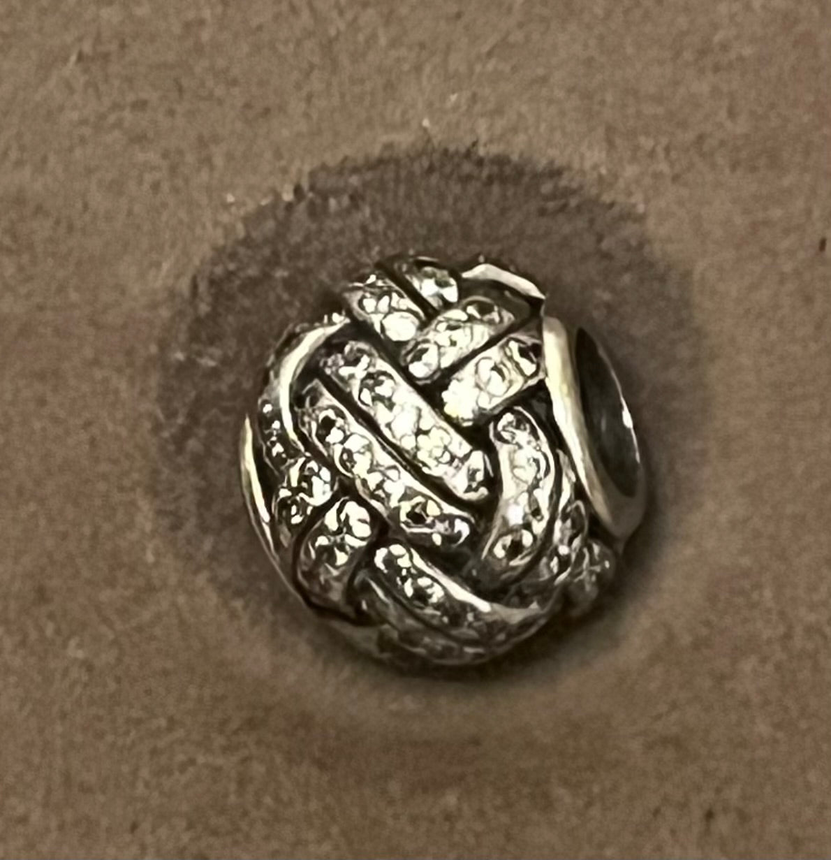 Pandora knot ball charm