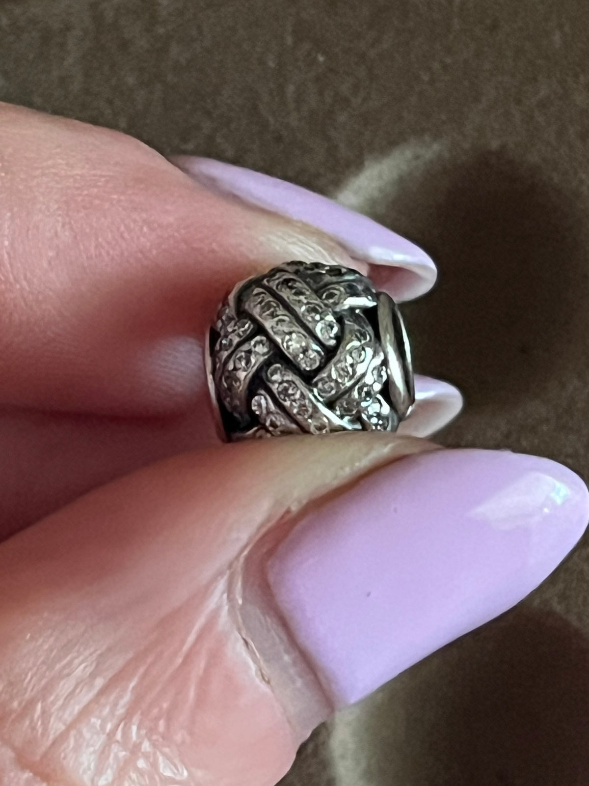 Pandora knot ball charm