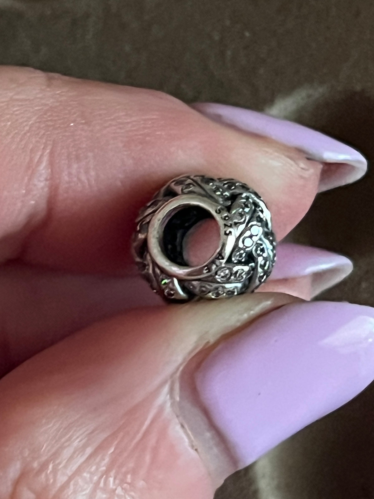 Pandora knot ball charm