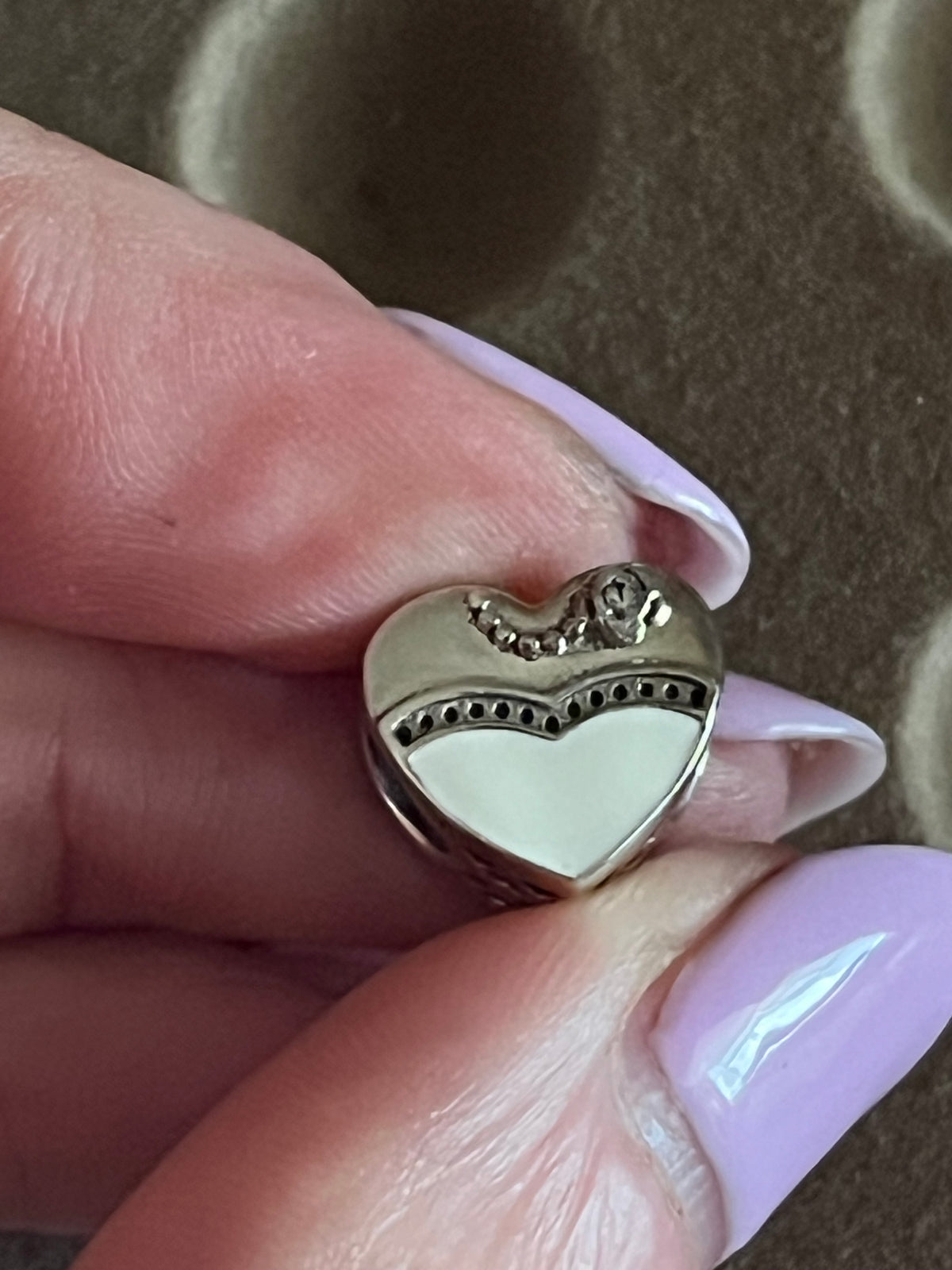 Pandora bride and groom reversible charm