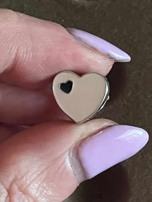 Pandora baby pink heart charm