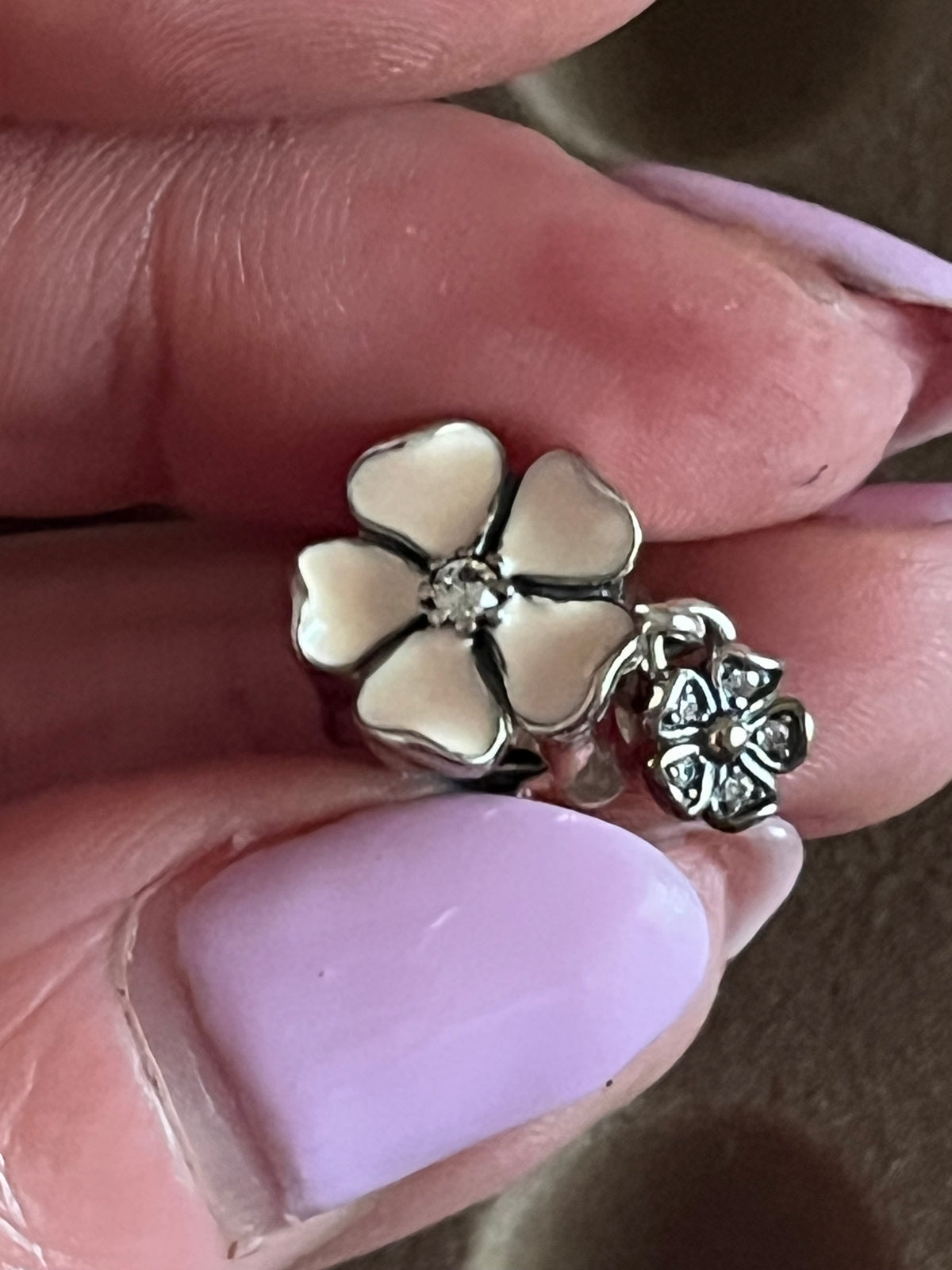 Pandora flowers charm