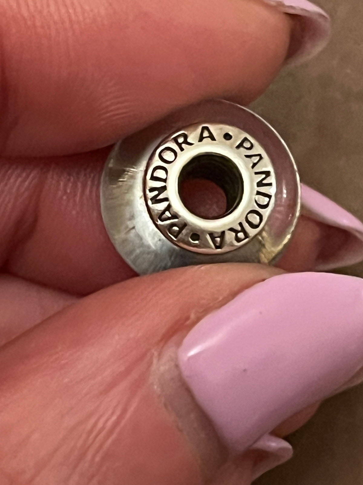Pandora rare peacock murano charm