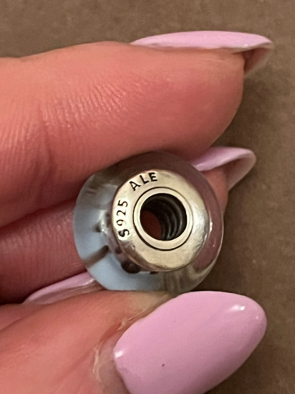 Pandora rare peacock murano charm